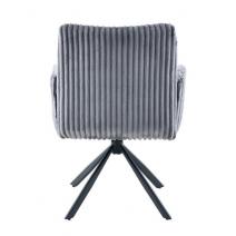  Стул DikLine 6827 т.к Серая Velo 13, опоры черные, фото 5 