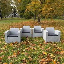  Комплект из 4-х кресел LANA LUX светло-серый, фото 1 