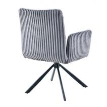  Стул DikLine 6827 т.к Серая Velo 13, опоры черные, фото 4 