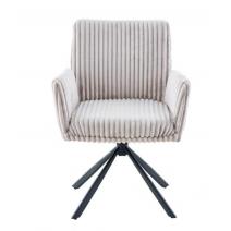  Стул DikLine 6827 т.к Бежевая Velo 30, опоры черные, фото 5 