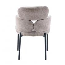  Стул DikLine 1311 т.к Темно-бежевая UF925-3, опоры черные, фото 2 