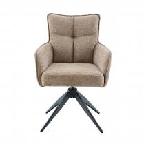  Стул DikLine 6826 т.к Темно-бежевая Raven 34, опоры черные, фото 2 