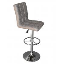  Стул барный DOBRIN KRUGER, античный серый, фото 1 