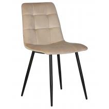 Стул обеденный DOBRIN CHILLY, Бежевый Holland 07, основание черный, фото 1 