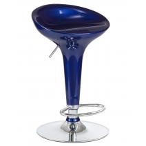  Стул барный DOBRIN BOMBA, синий металлик, фото 1 