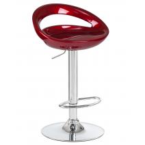  Стул барный DOBRIN DISCO, бордовый металлик, фото 1 