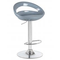  Стул барный DOBRIN DISCO, серый, фото 1 