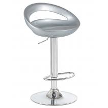  Стул барный DOBRIN DISCO, серебряный, фото 1 