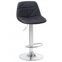  Стул барный DOBRIN DINA, чёрный, фото 1 