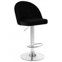  Стул барный DOBRIN MILANA, черный велюр (MJ9-101), фото 1 