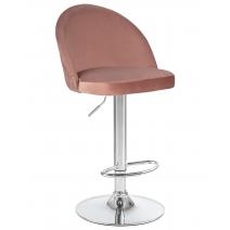  Стул барный DOBRIN MILANA, пудрово-розовый велюр (MJ9-32), фото 1 