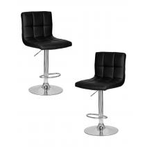  Набор 2 шт Стул барный DOBRIN CANDY, черный, фото 1 