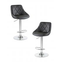  Набор 2 шт Стул барный DOBRIN LOGAN, чёрный, фото 1 