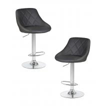  Набор 2 шт Стул барный DOBRIN LOGAN, серый, фото 1 