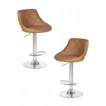  Набор 2 шт Стул барный DOBRIN LOGAN, мокко, фото 1 