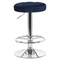  Табурет барный DOBRIN BRUNO, синий велюр (MJ9-117), фото 1 