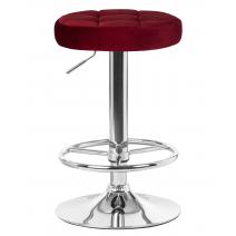  Табурет барный DOBRIN BRUNO, бордовый велюр (MJ9-43), фото 1 