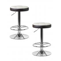  Набор 2 шт Табурет барный DOBRIN BRUNO, кремово-коричневый, фото 1 