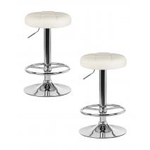  Набор 2 шт Табурет барный DOBRIN BRUNO, кремовый, фото 1 
