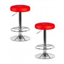  Набор 2 шт Табурет барный DOBRIN BRUNO, красный, фото 1 