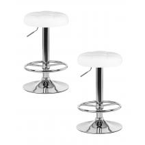  Набор 2 шт Табурет барный DOBRIN BRUNO, белый, фото 1 