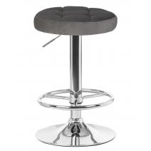  Табурет барный DOBRIN BRUNO, серый велюр (MJ9-75), фото 1 
