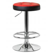  Табурет барный DOBRIN BRUNO, красно-чёрный, фото 1 