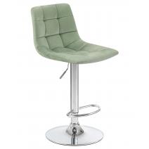  Стул барный DOBRIN TAILOR, пудрово-мятный велюр (MJ9-87), фото 1 