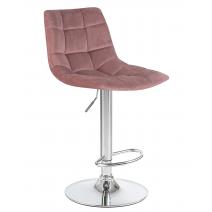  Стул барный DOBRIN TAILOR, пудрово-розовый велюр (MJ9-32), фото 1 
