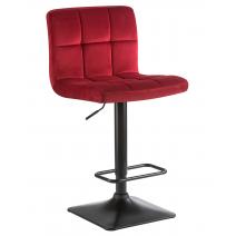  Стул барный DOBRIN DOMINIC, бордо велюр (MJ9-43), фото 1 