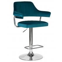  Стул барный DOBRIN CHARLY, морской волны велюр (MJ9-99), фото 1 