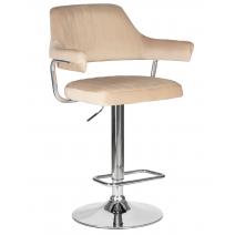  Стул барный DOBRIN CHARLY, бежевый велюр (MJ9-10), фото 1 