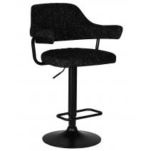  Стул барный DOBRIN CHARLY BLACK, черный твид (LEO18), фото 1 