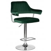  Стул барный DOBRIN CHARLY, зеленый велюр (MJ9-88), фото 1 