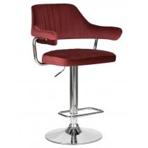  Стул барный DOBRIN CHARLY, винный велюр (MJ9-35), фото 1 