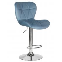  Стул барный DOBRIN BARNY, пудрово-голубой велюр (MJ9-74), фото 1 