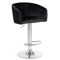  Стул барный DOBRIN DARCY, черный велюр (1922-21), фото 1 