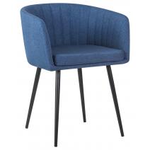  Стул обеденный DOBRIN ALINA, синяя ткань (LAR-106D-21), фото 1 