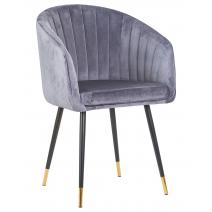  Стул обеденный DOBRIN MARY, серый велюр (1922-19), фото 1 