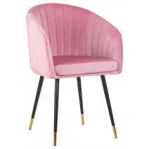  Стул обеденный DOBRIN MARY, розовый велюр (1922-16), фото 1 