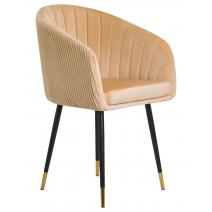  Стул обеденный DOBRIN MARY, песочный велюр (1922-3), фото 1 