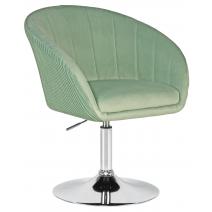  Кресло дизайнерское DOBRIN EDISON, мятный велюр (1922-8), фото 1 