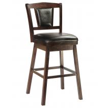  Стул барный DOBRIN NOLAN BAR, капучино, чёрный, фото 1 