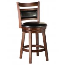  Стул полубарный DOBRIN BUDDY BAR, эспрессо, чёрный, фото 1 