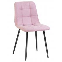  Стул обеденный DOBRIN ALEX, черные матовые ножки, сиреневая ткань (UF860-04B), фото 1 