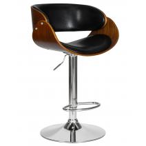  Стул барный DOBRIN JOHN, цвет сиденья черный глянец PU ABD 002, фото 1 