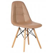  Стул обеденный DOBRIN BENNET, ножки светлый бук, коричневый, фото 1 