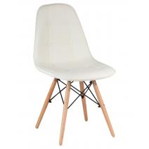  Стул обеденный DOBRIN BENNET, ножки светлый бук, кремовый, фото 1 