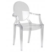  Стул обеденный DOBRIN LOUIS GHOST, цвет прозрачный, фото 1 
