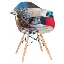  Стул обеденный DOBRIN DAW PATCHWORK, цвет сиденья мозаика, фото 1 